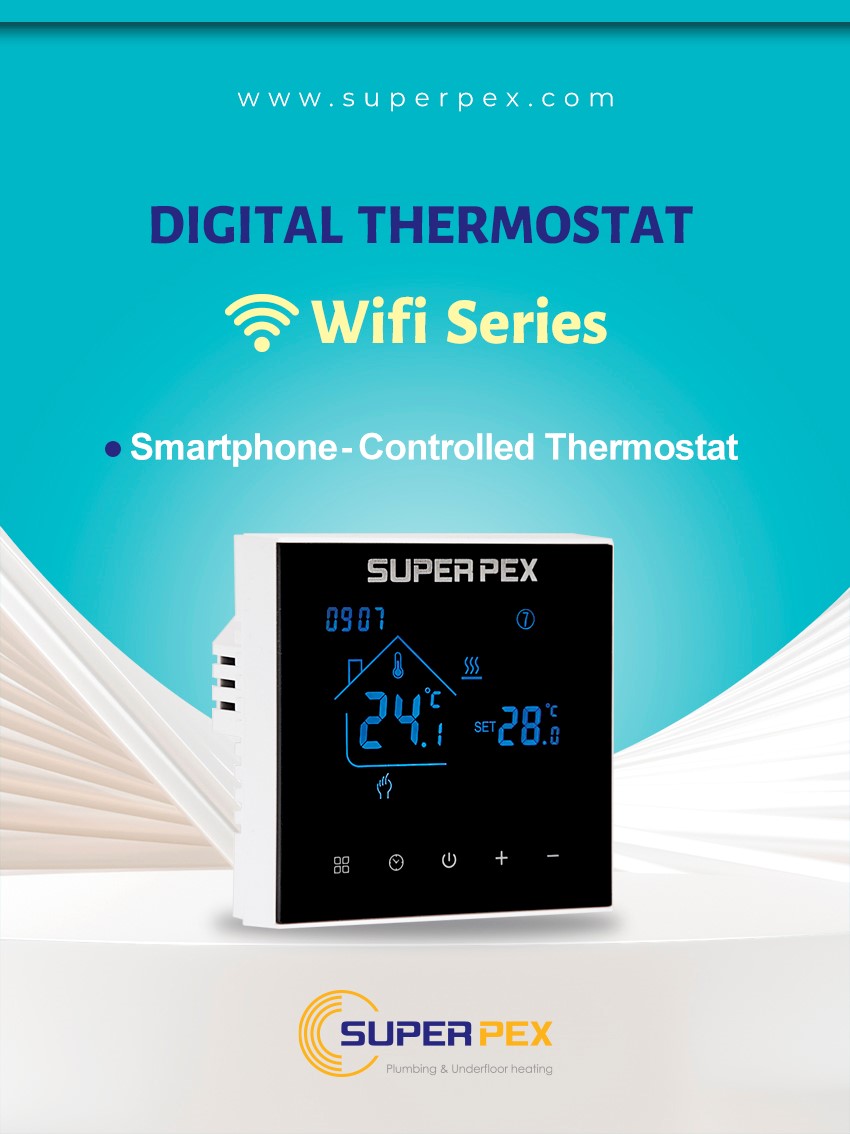 Superpex Digital Underfloor Heating Thermostat (Wifi series)